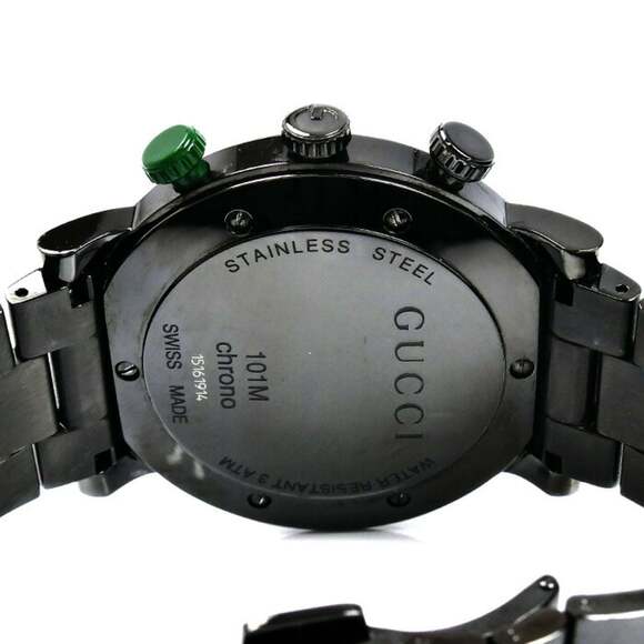 GUCCI Gucci Chronograph Watch, Battery-Operated, YA101331/101M, Men's - Picture 7 of 9
